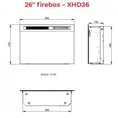 DIMPLEX PARIA OAK 26 XHD Elektrokamin 3