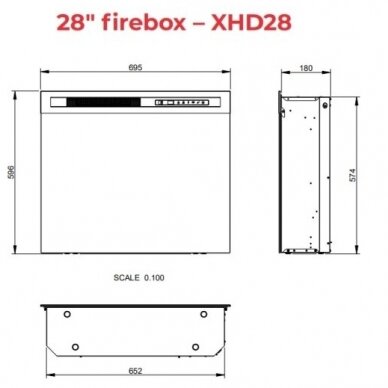 DIMPLEX PARIA OAK 28 XHD Elektrokamin 3