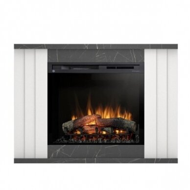 DIMPLEX PARIA WHITE-BLACK MARMUR 28 XHD free standing electric fireplace