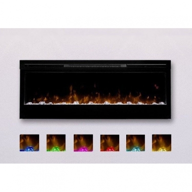 DIMPLEX PRISM 50" ECO LED pakabinamas-įmontuojamas elektrinis židinys 2