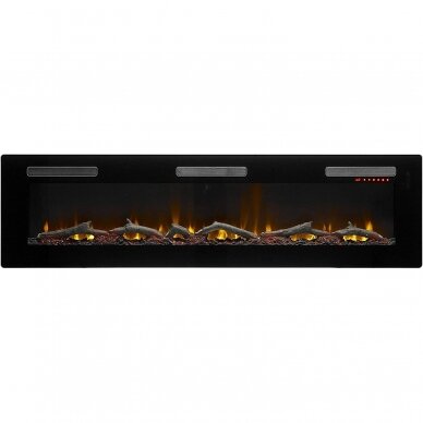 DIMPLEX SIERRA 72 electric fireplace wall-mounted-insert 1