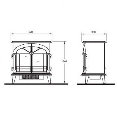 DIMPLEX STOCKBRIDGE elektrikamin 3