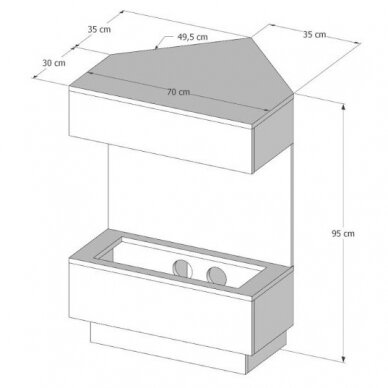 DIMPLEX TARAVO LIGHT OAK CASSETTE 600 free standing corner electric fireplace 2