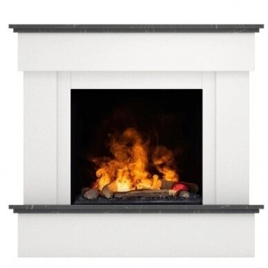 DIMPLEX TORMES WHITE-BLACK MARMUR cassette 600 elektrikamin 1