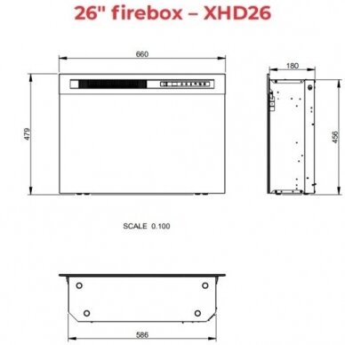 DIMPLEX TORMES WHITE-OAK 26 XHD электрические камин с порталом 3