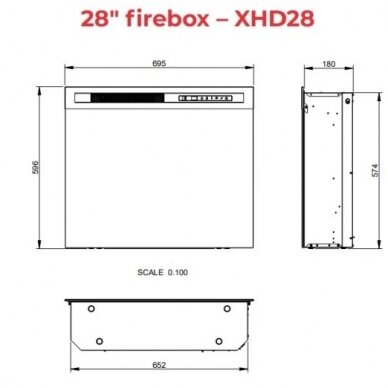 DIMPLEX TULA WHITE 28 XHD Elektrokamin 2