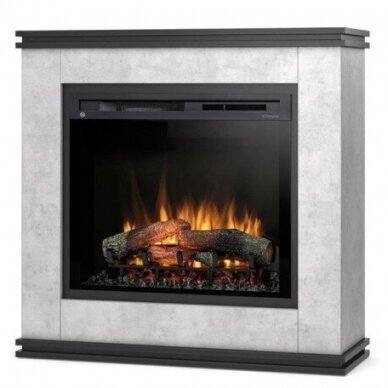 DIMPLEX VENA CONCRETE-BLACK 28 XHD free standing electric fireplace