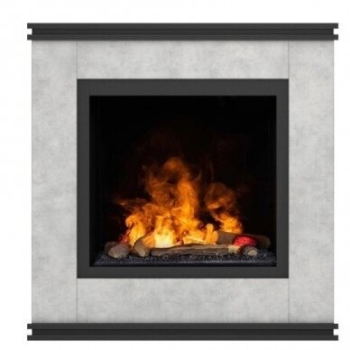 DIMPLEX VENA CONCRETE cassette 600 free standing electric fireplace 1