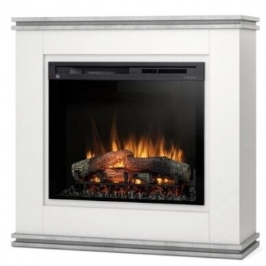 DIMPLEX VENA WHITE-CONCRETE 28 XHD free standing electric fireplace