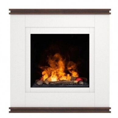 DIMPLEX VENA WHITE-OAK cassette 600 free standing electric fireplace 1