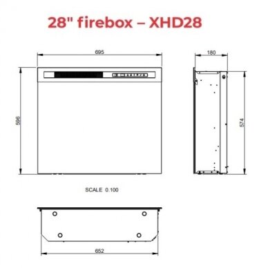 DIMPLEX VERDE OAK 28 XHD elektrikamin 2