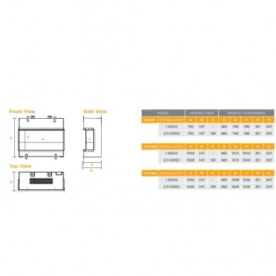 DIMPLEX VIVENTE 100 Optiflame 3D электрокамин встраиваемый 9