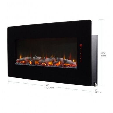 DIMPLEX WINSLOW 48 electric fireplace wall-mounted 5