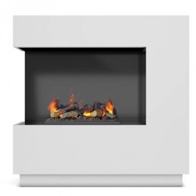 DIMPLEX ZEN L WHITE free standing electric fireplace 1