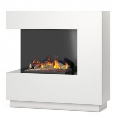 DIMPLEX ZEN L WHITE free standing electric fireplace