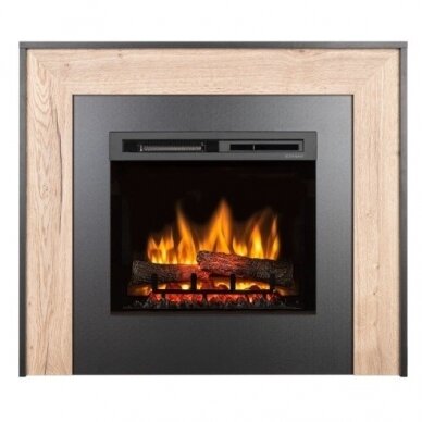 DIMPLEX ZUNI BLACK-LIGHT OAK 23 XHD pastatomas elektrinis židinys su apdaila 1