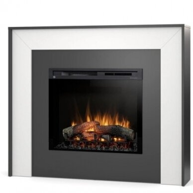 DIMPLEX ZUNI BLACK-WHITE 28 XHD free standing electric fireplace