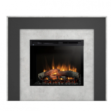 DIMPLEX ZUNI CONCRETE-BLACK 28 XHD free standing electric fireplace 1