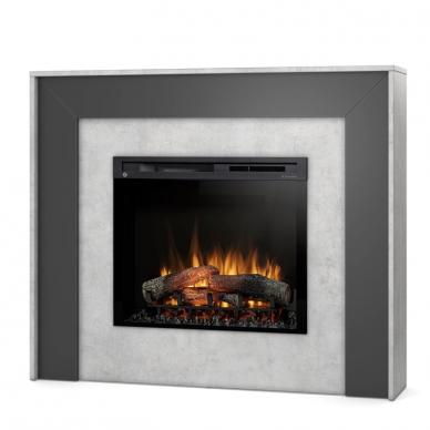 DIMPLEX ZUNI CONCRETE-BLACK 28 XHD free standing electric fireplace