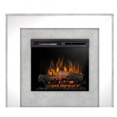 DIMPLEX ZUNI CONCRETE-WHITE 23 XHD free standing electric fireplace 1