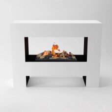 GLOW FIRE FALLADA Cassette 600 WHITE pastatomas vandens garų elektrinis židinys