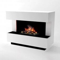 GLOW FIRE KANT Cassette 600 WHITE pastatomas vandens garų elektrinis židinys