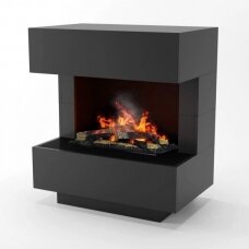 GLOW FIRE KLEIST Cassette 600 BLACK pastatomas vandens garų elektrinis židinys