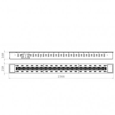 GlammFire Crea7ion EVOPlus 2000 FIRE LINE биокамин встраиваемый 3