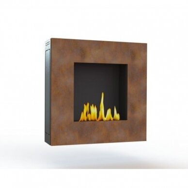 GlammFire LOTUS bioethanol fireplace wall-mounted 1