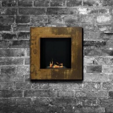 GlammFire LOTUS bioethanol fireplace wall-mounted