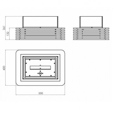 GlammFire MILWOOD biokamin 1