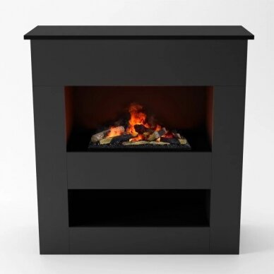 GLOW FIRE BRECHT Cassette 600 BLACK pastatomas vandens garų elektrinis židinys 2