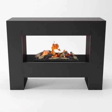 GLOW FIRE FALLADA Cassette 600 BLACK pastatomas vandens garų elektrinis židinys 3