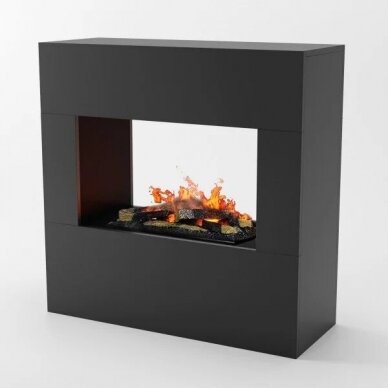 GLOW FIRE GOETHE Cassette 600 BLACK elektrikamin