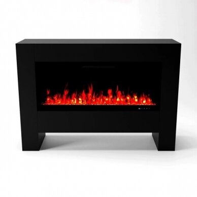 GLOW FIRE HERMES BLACK электрические камин с порталом 1