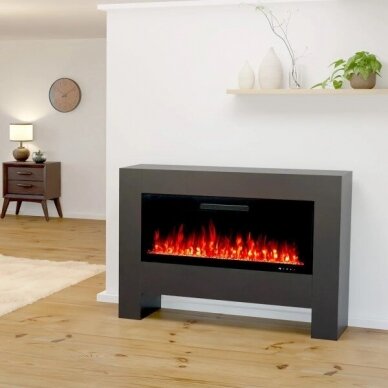 GLOW FIRE HERMES GREY электрические камин с порталом 2