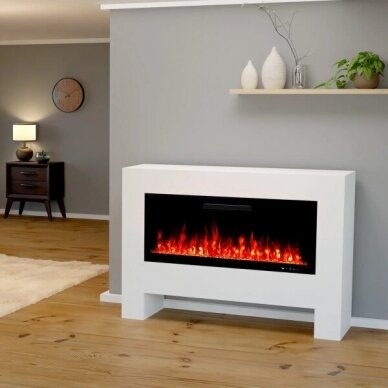 GLOW FIRE HERMES WHITE электрические камин с порталом 2