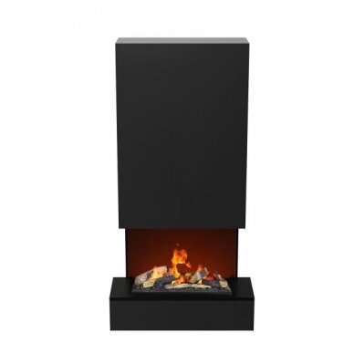 GLOW FIRE HOLDERLIN HOCH BLACK elektrikamin seinale 2