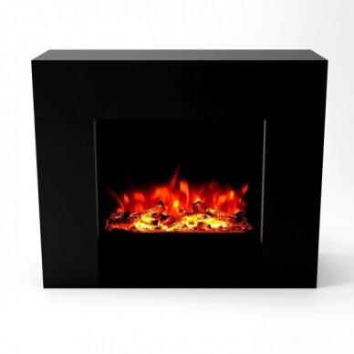 GLOW FIRE METIS BLACK free standing electric fireplace 2