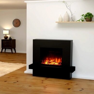 GLOW FIRE PANDORA BLACK free standing electric fireplace 2