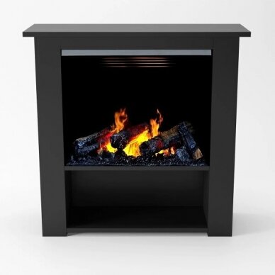 GLOW FIRE POSEIDON BLACK free standing electric fireplace 3