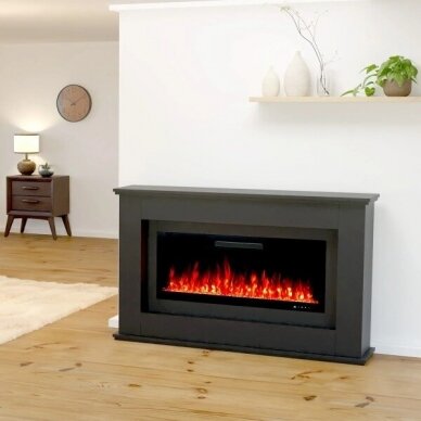 GLOW FIRE RHEA GREY free standing electric fireplace 2