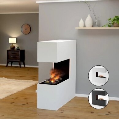 GLOW FIRE SCHILLER Cassette 600 free standing electric fireplace