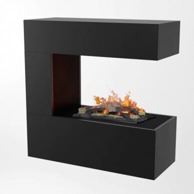 GLOW FIRE SCHILLER WALL BLACK elektrikamin seinale 1