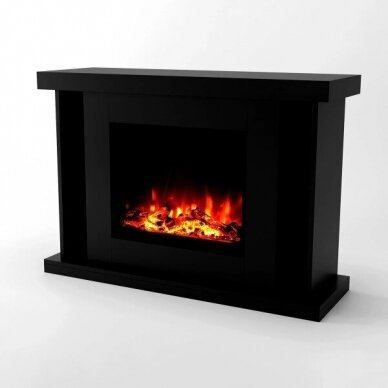 GLOW FIRE TARVOS BLACK электрические камин с порталом