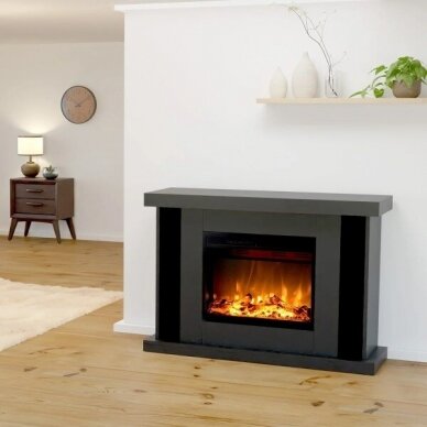 GLOW FIRE TARVOS GREY free standing electric fireplace 2