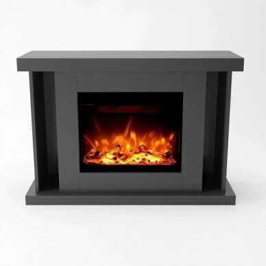 GLOW FIRE TARVOS GREY free standing electric fireplace 1