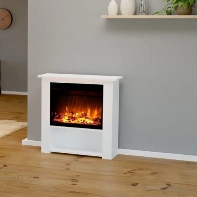 GLOW FIRE THEBE WHITE elektrikamin 1