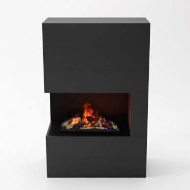 GLOW FIRE TUCHOLSKY L Cassette 600 BLACK pastatomas vandens garų elektrinis židinys 1