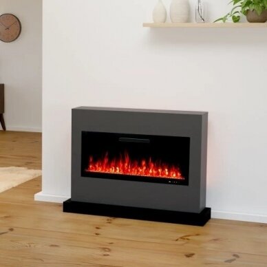 GLOW FIRE ZEUS GREY elektrikamin 2